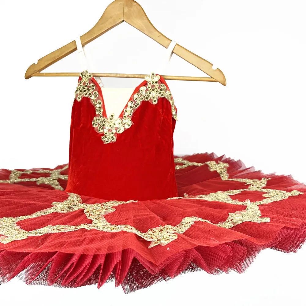 زي الباليه للفتيات ، توتو المهنية ، ملابس الباليه للأطفال الصغار ، رقص بحيرة البجع ، فستان التزلج على الباليه الفطائر للأطفال