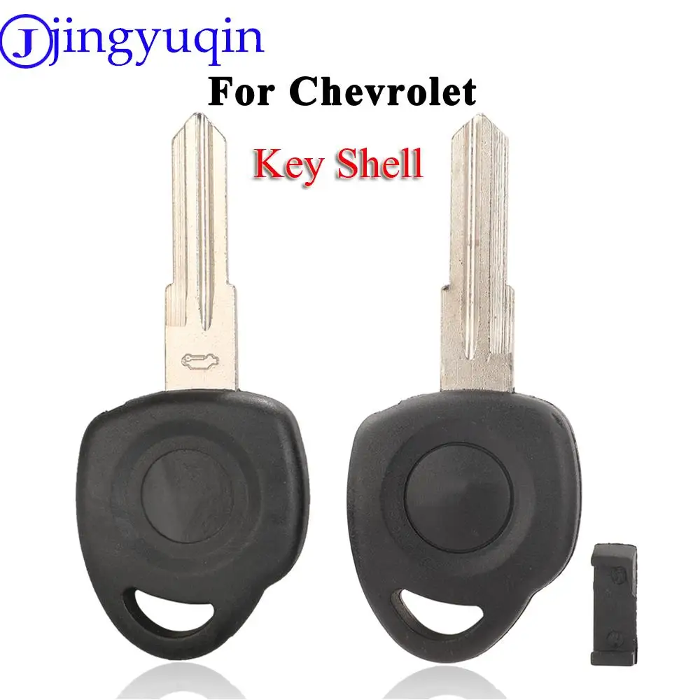 jingyuqin 10pcs Replacement Transponder Car Key Blank Fob For For Chevrolet Cruze Epica Lova Camaro Impala Car Key Shell Case