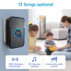 Campanello musicale di alta qualità campanello per interni/telecomando se per TUYA KONX Smart WiFi campanello Smart Home