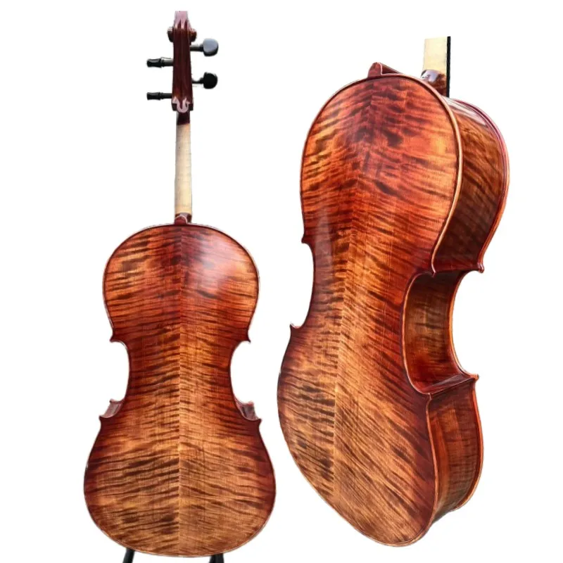 

Copy Stradivari left Cello 4/4 Old spruce ,Full Size 100% Hand Made, Solid Wood