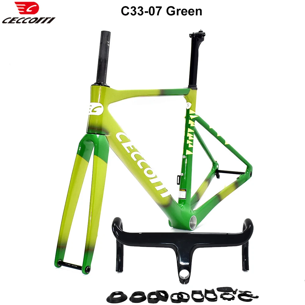 Full Carbon Frame for Road Bike All Internal Wiring Suitable for Di2 Group T47 thread Bottom Bracket Road Bicycle Frameset