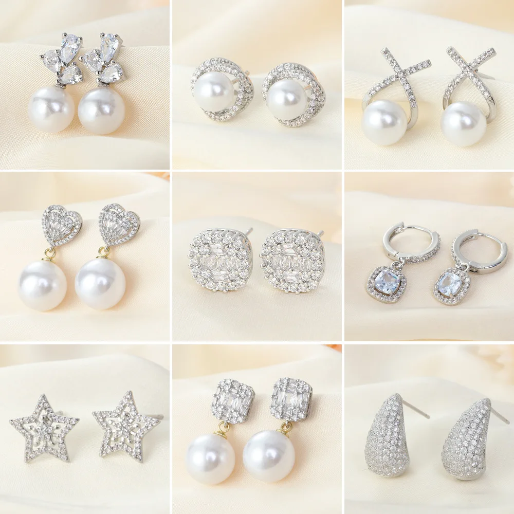 

Hot selling Korean earrings, women's jewelry, temperament, earrings, fashionable and versatile internet celebrity earrings trend