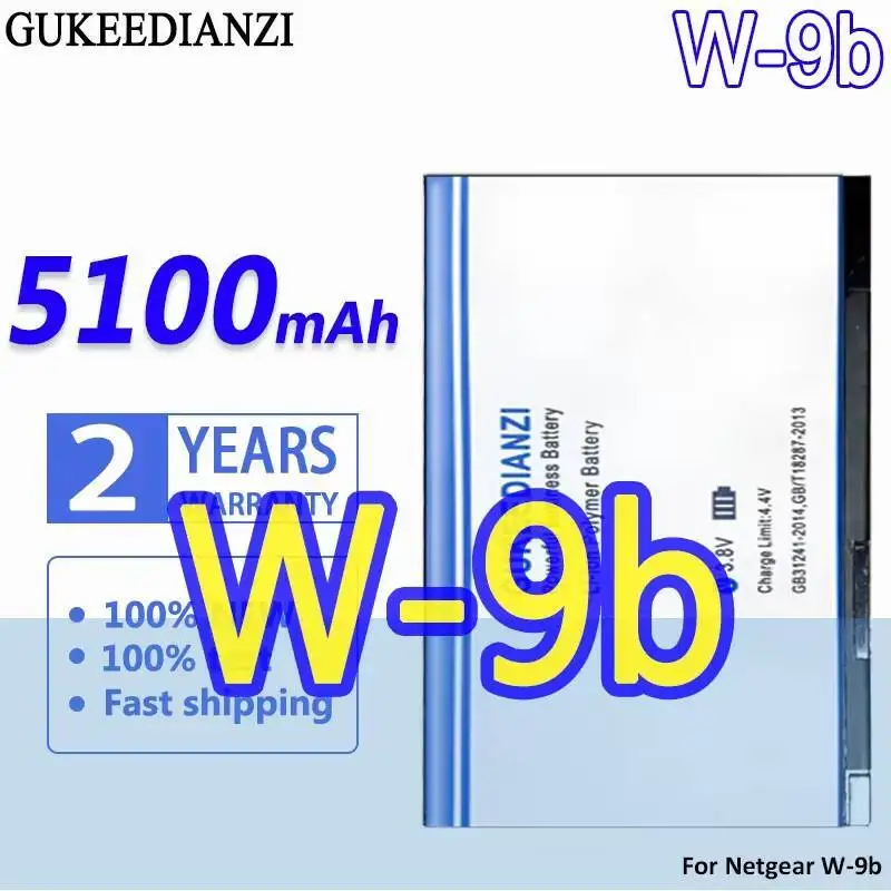 

5100Mah For Netgear W-9B High Compatibility Router Battery