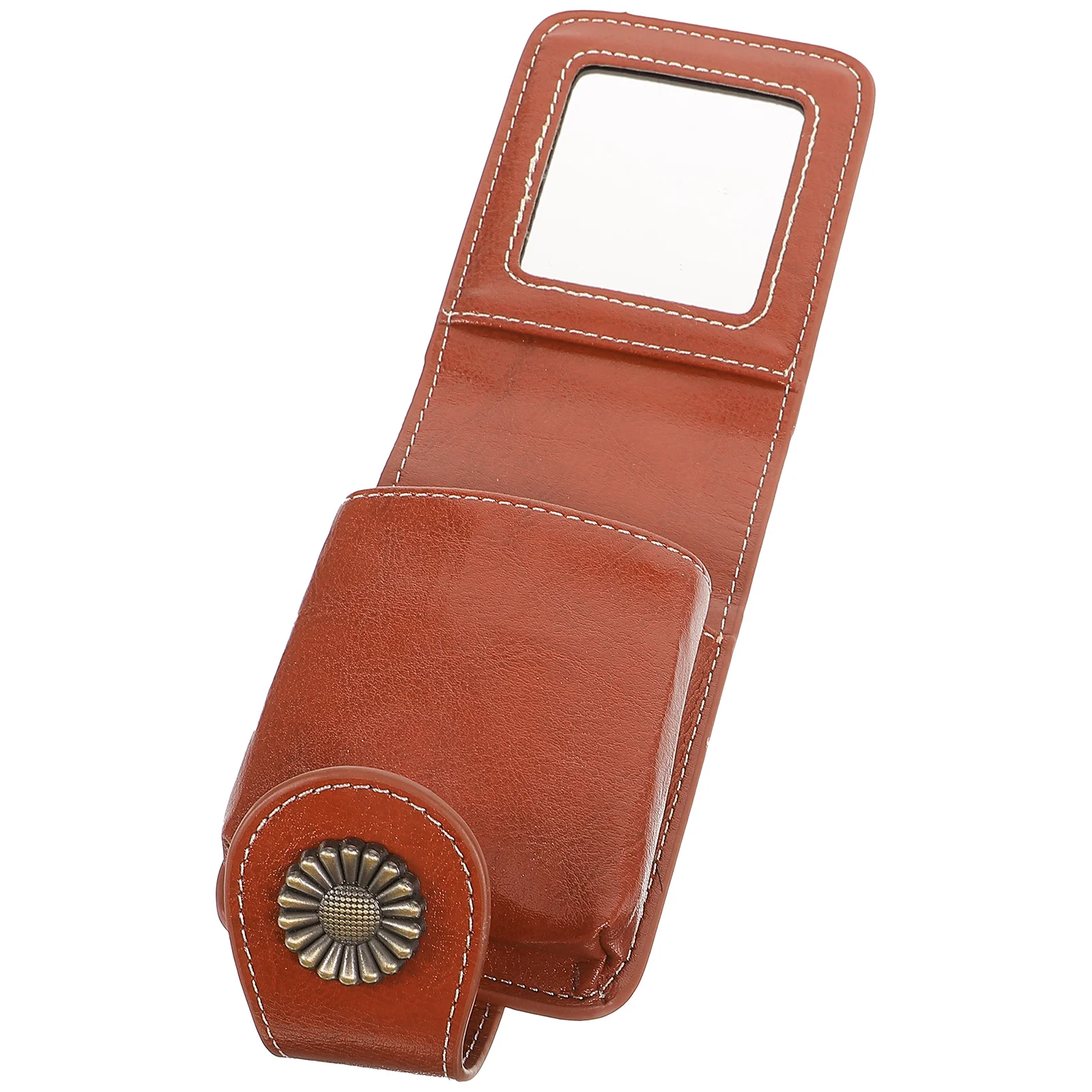 

Mini Lipstick Pouch With Mirror Compact Bag Portable Purse Essential For Women Travel Party Lightweight Lipstick Holder