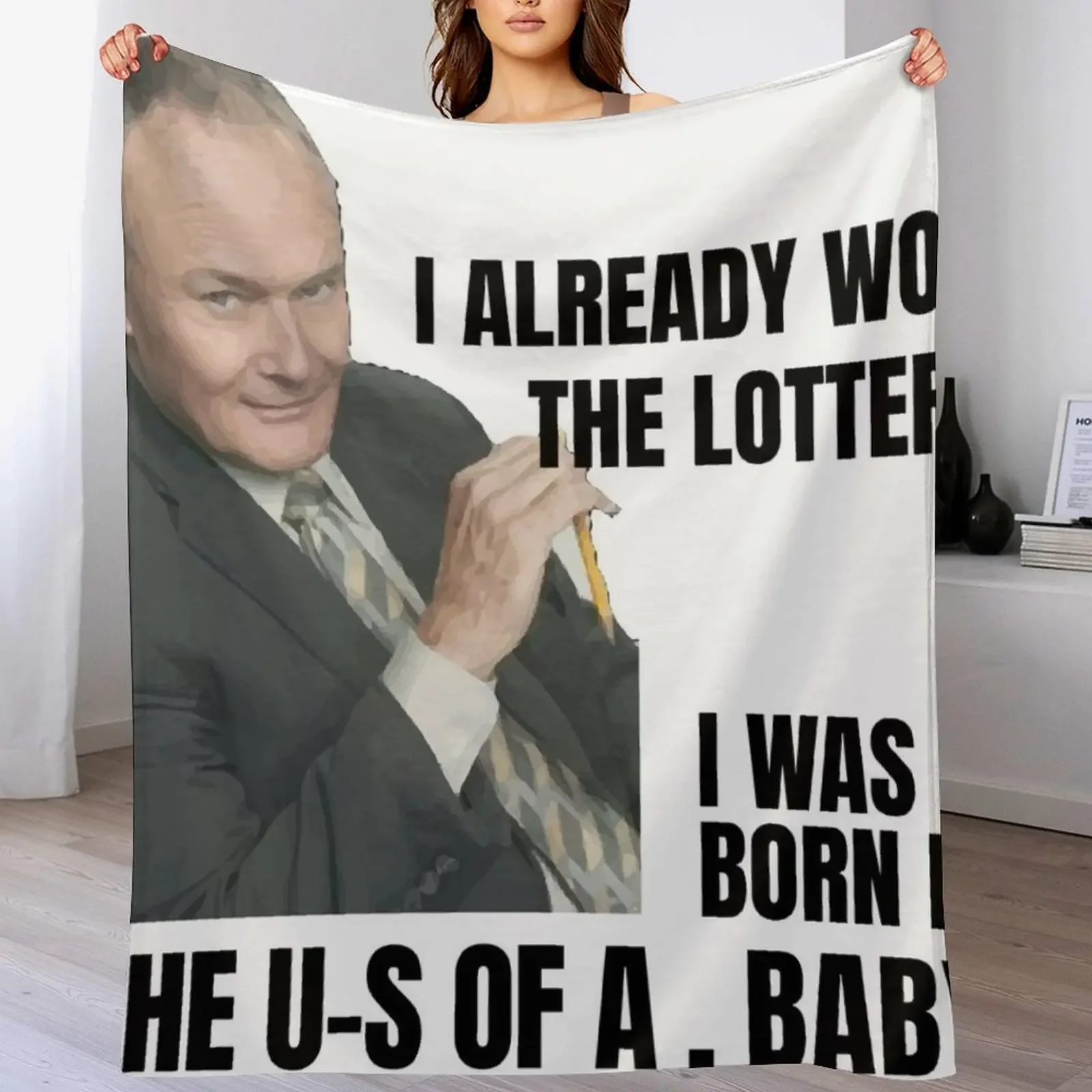 

Creed The U-S OF A Throw Blanket All Season Soft Lightweight Blanket for Home