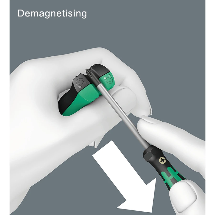 WERA 05033404001   Magnetyzer SB do magnetyzów i demagnetyzujących końcówki narzędziowe Szybkie i wygodne magnetyzery 9500/demagnetyzy