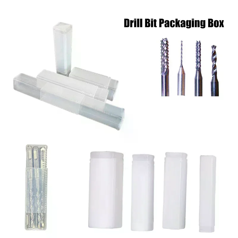 Milling Cutter Box Square Packaging Box Drill Bit Packaging Box Accessories Parts Storage Box Telescopic Box For Milling Cutters