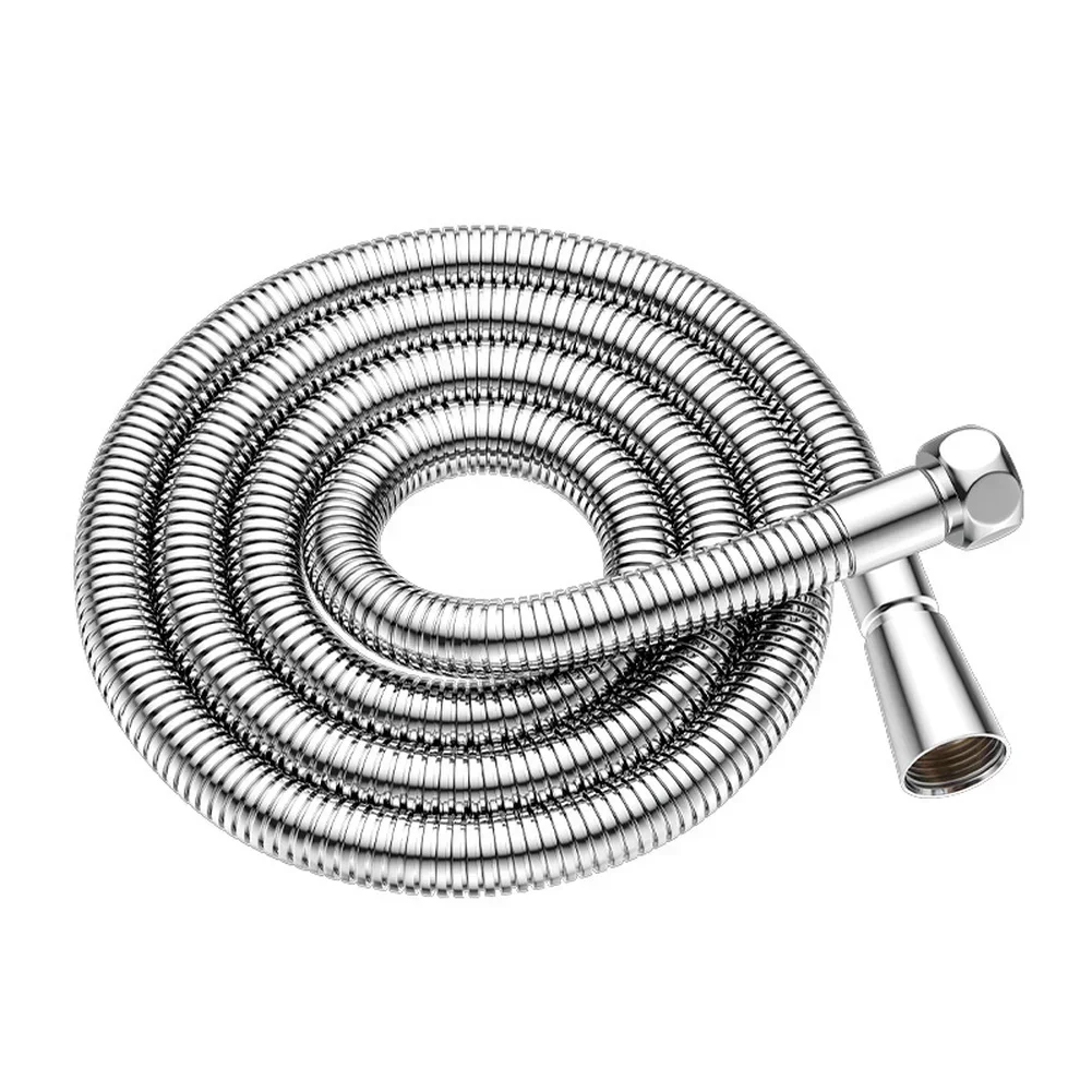 Explosion Proof Stainless Steel Hose Bathroom Shower 10mm Wide Water Outlet 304 Stainless Steel Solid Brass Fittings