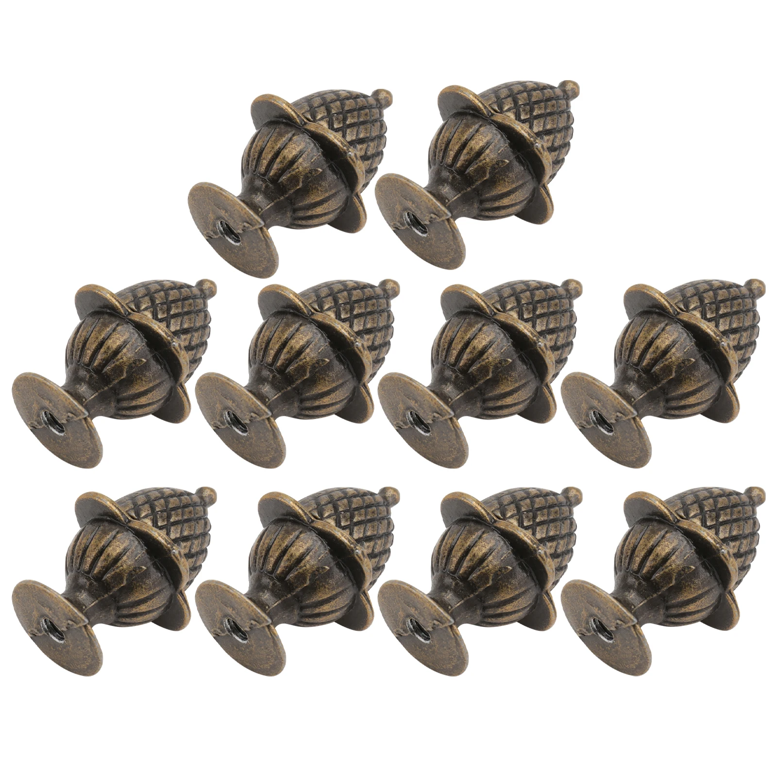 

10pcs Corn Shape Pull H les Zinc Alloy Cabinet Wardrobe Drawer Door Tool Cabinet Knobs Cupboard Door Pull H les Small Wardrobe