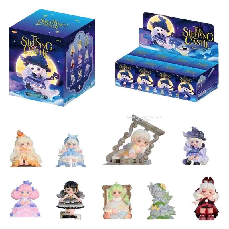 

Miana, серия «Спящий замок», слепая коробка, милые фигурки с орнаментом, настольные куклы, модель-сюрприз, коллекционные подарки на день рождения для девочек