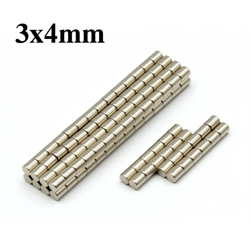 

3x4mm Imans Refrigerator Magnets for DIY Office Whiteboard Fridge