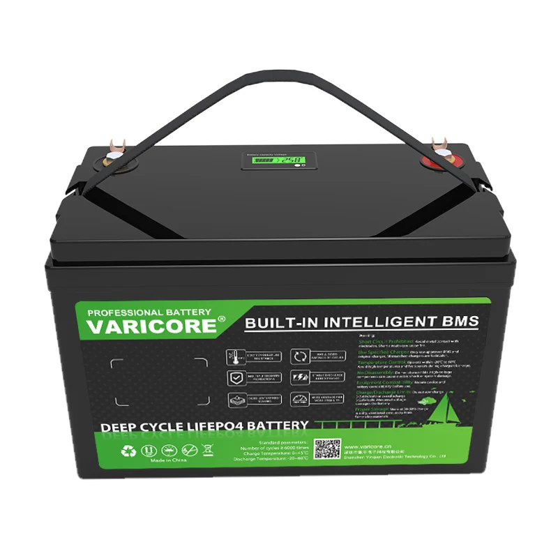 VariCore 24V 60ah LiFePO4 Batterij 8s Lithium-ijzerfosfaat voor Golfkar Boot Station Wagon Auto aansteker Batterijen 29.2V Lader