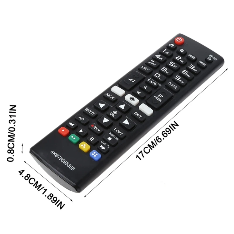 E56B For TV Remote Control Portable Wireless Control English Version Remote Control For AKB75095308 Remote Control