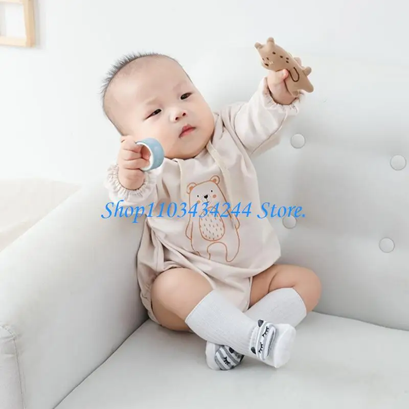  Toddlers Non-slip Socks Cartoon Baby Girls Boys Socks with Grip Cotton Socks