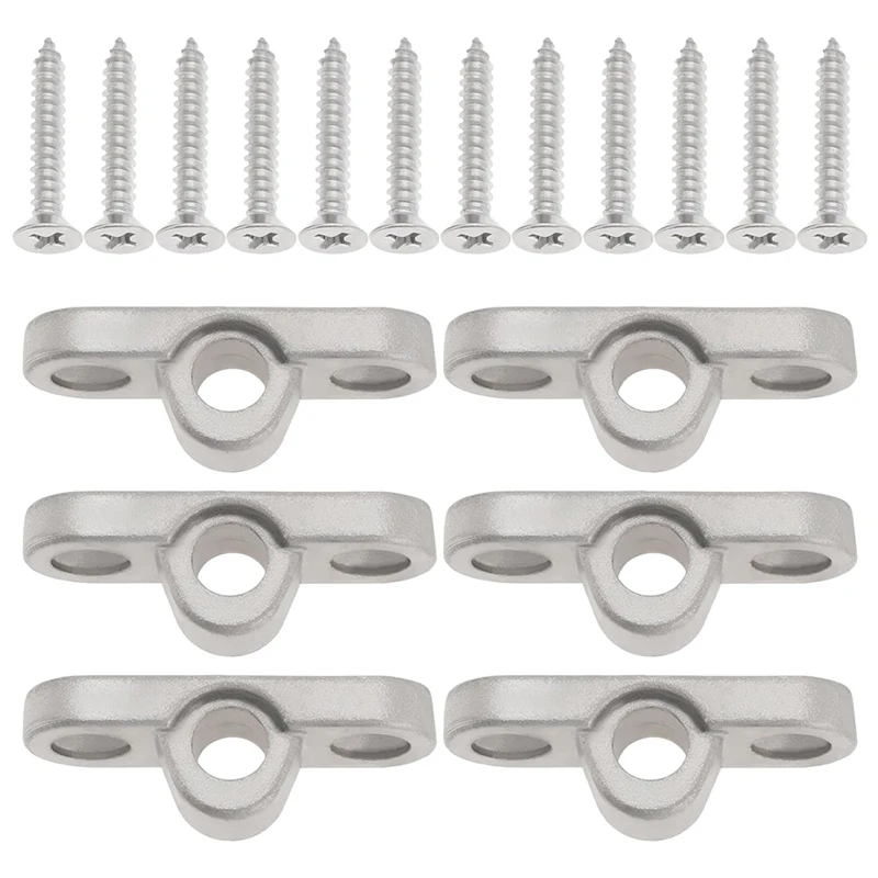 6 шт., люверсы для тента из нержавеющей стали