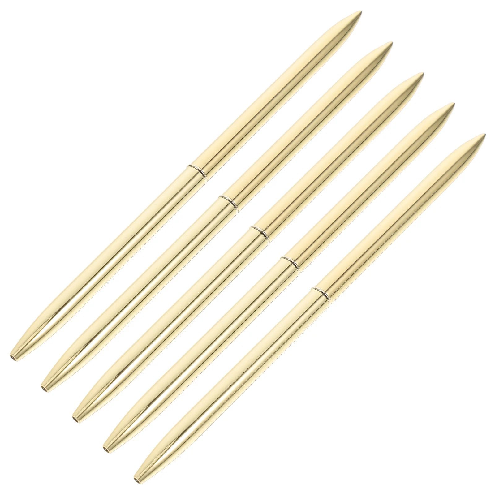 

5 шт. вращающиеся шариковые ручки с черными чернилами, металлические выдвижные деловые офисные принадлежности для студентов, учителей, канцелярские принадлежности 1,0 мм, сменный блок