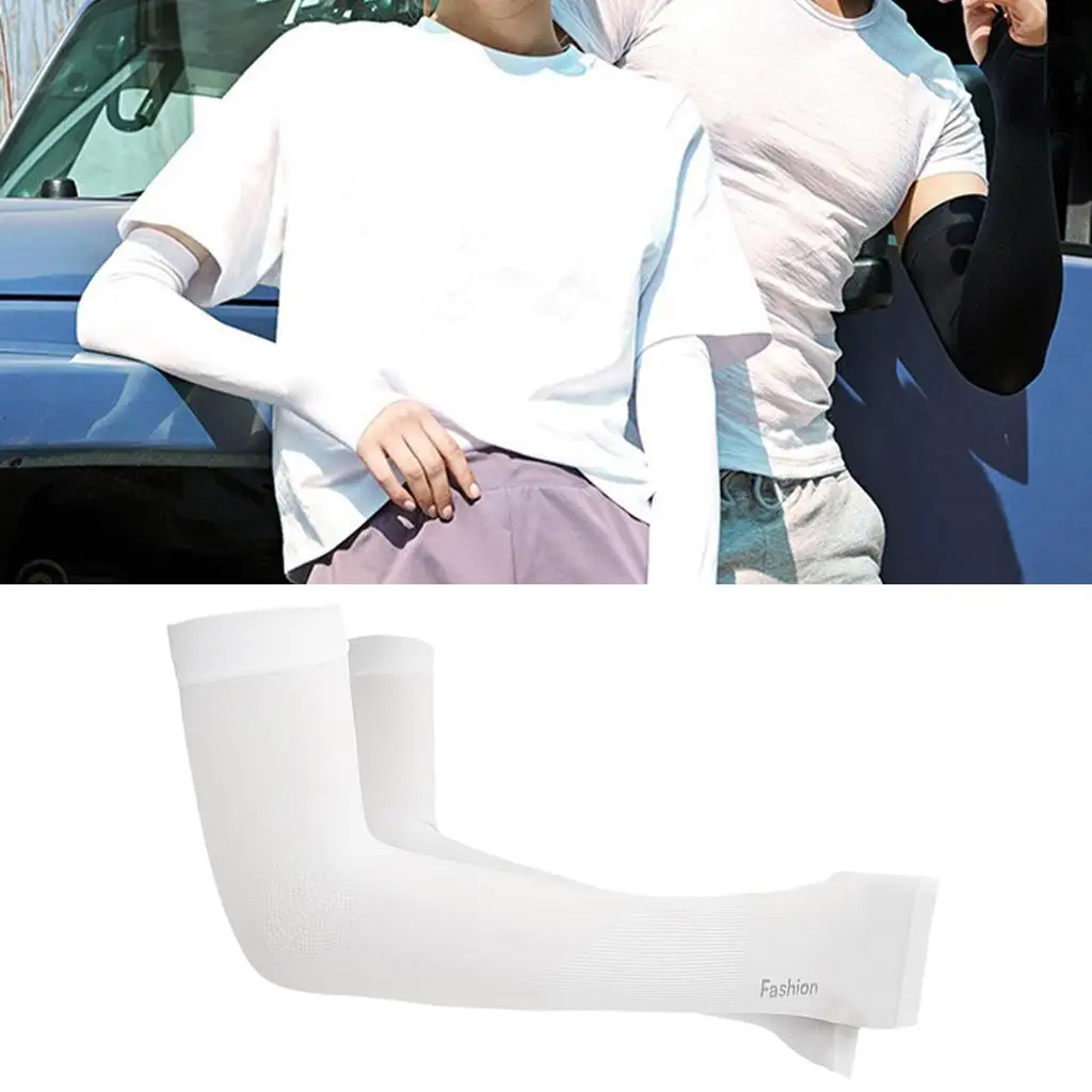 Mangas de braço de resfriamento Proteção para braços Capa Golf Basketball Condução UPF50