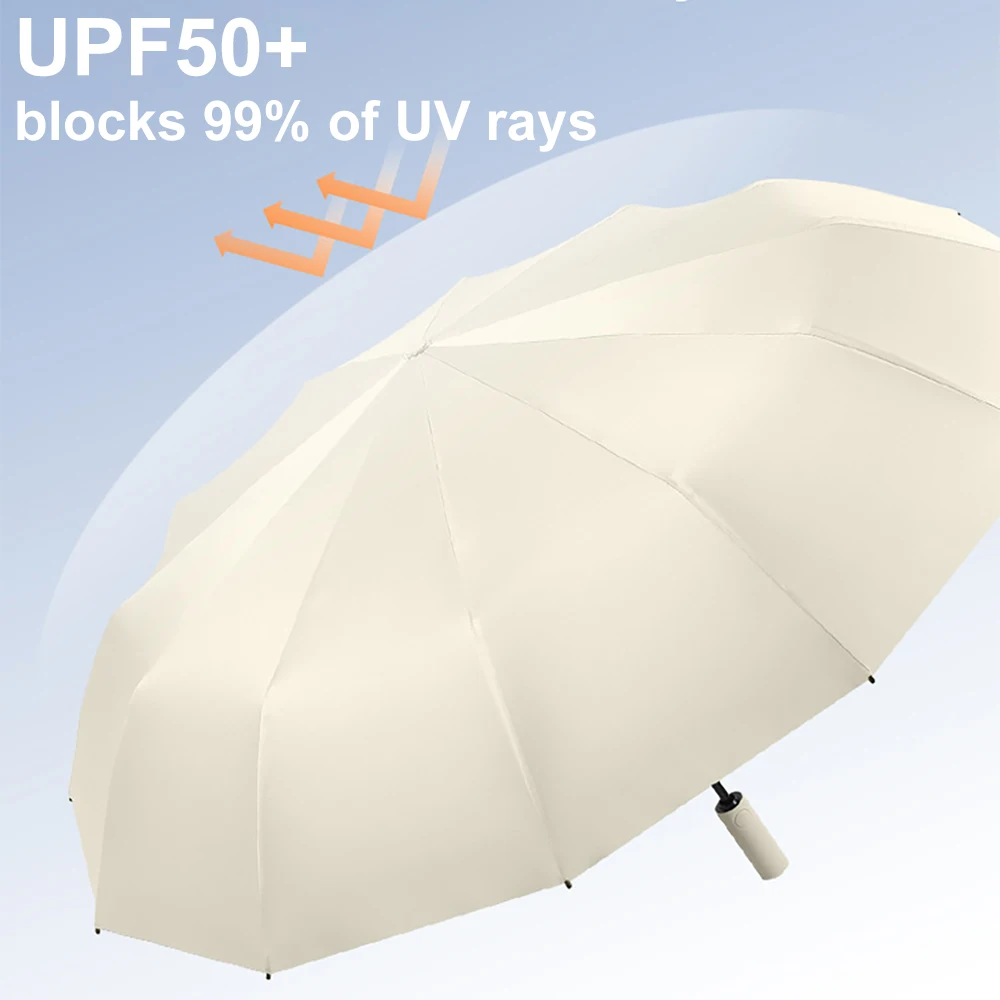 24-Bone Reinforced Umbrella, Men's Business Strong And Durable Wind-resistant Umbrella, Anti-UV Sunscreen Umbrella Women's Sunny