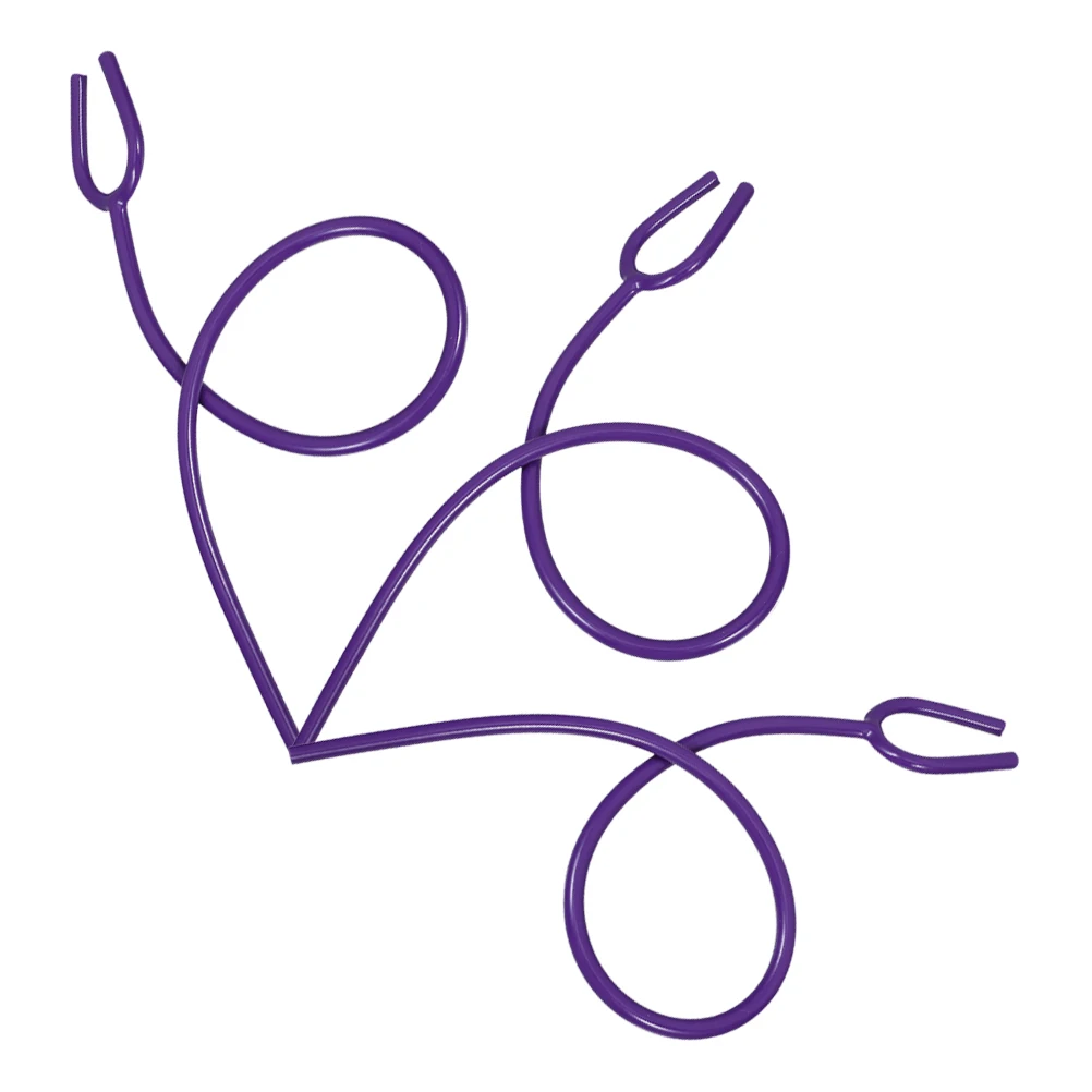 Tubo de sonido de estetoscopio, manguera en forma de Y, extensión de tubo de repuesto, accesorios de PVC, cuidado de la salud, fácil limpieza, Hospital, 3 uds.