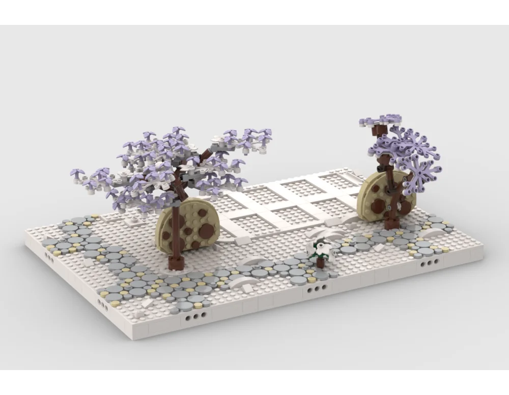 Winter Village Display Base for set 10325 10308 4056440573 10275 10267 Building Blocks DIY Creative Bricks Toy for Collector image 3