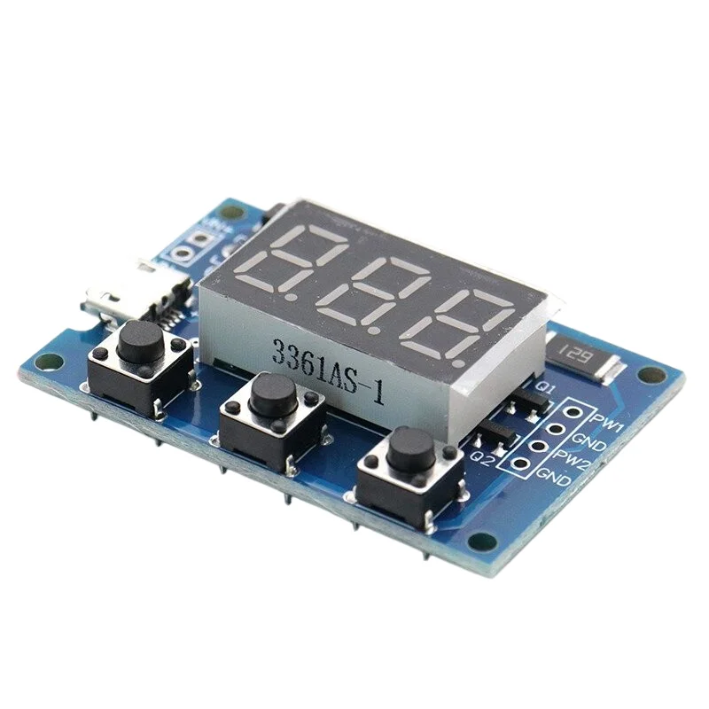 2-Channel PWM pulse frequency duty cycle adjustable module square wave rectangular wave signal generator stepper motor drive