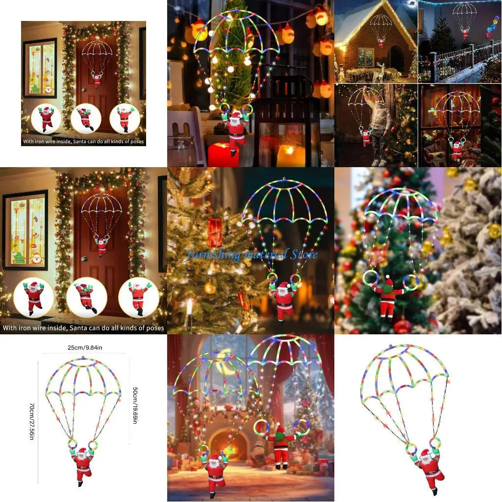 

Y5GD Outdoor Indoor String Декоративная легкая рождественская вечеринка крыльца украшения окна