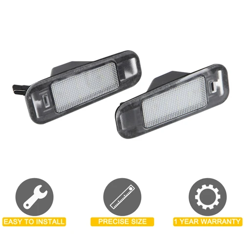 Imagen 2 del producto Lámpara de placa de matrícula LED de 12V para Kia Rio 2005-2011 Rio5 2006-2011 conjunto de luz de matrícula blanca