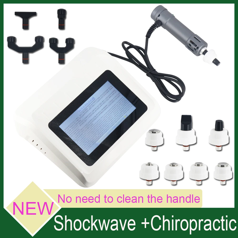 

2 In 1 Professional Shockwave Therapy Machine For ED Treatment Body Massager Chiropractic Adjustment Tool Shock Wave Equipment