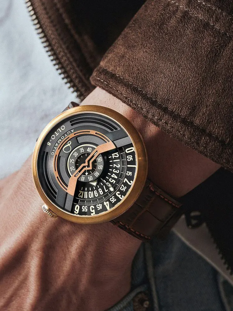 Magic City Watch Store Flying Saucer Series Automatic Mechanical Watch Men's Personalized Luminous Watch Original Design