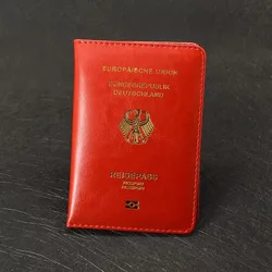 Personalized Customize German Passport Cover with Names Pink Germany Passport Holder Case for Passports