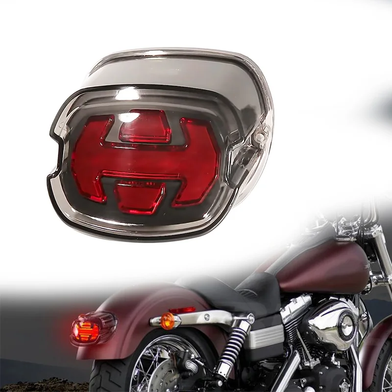 

Suitable for Harley 883 1200 rear tail light soft tail fat boy gliding rear tail light signal light LED light