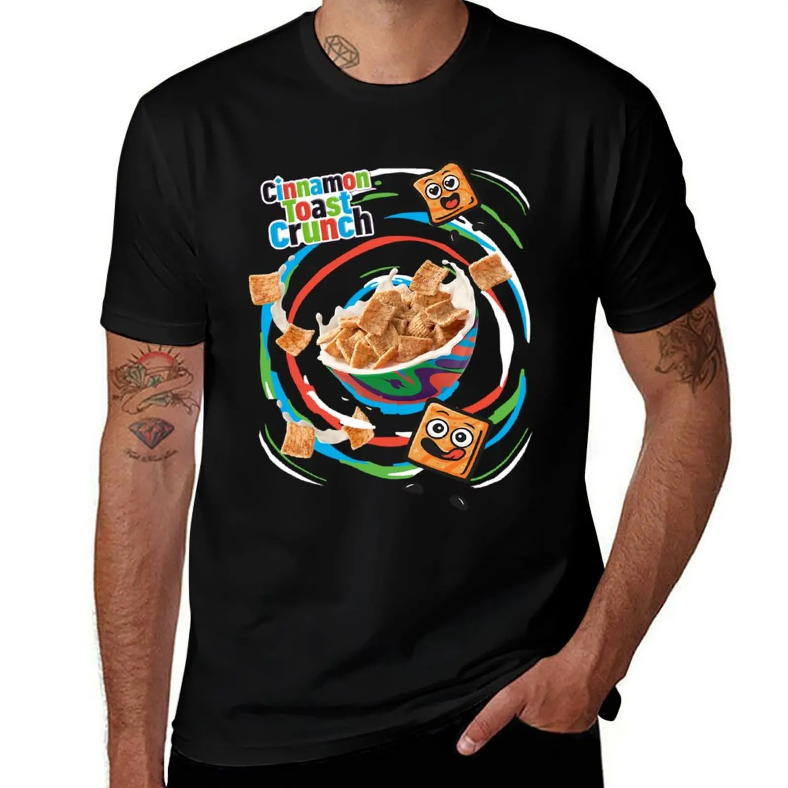 

t Crunch shirts Cinnamon designer t Toast shirts T-Shirt T-Shirt man t funny prints with shirts