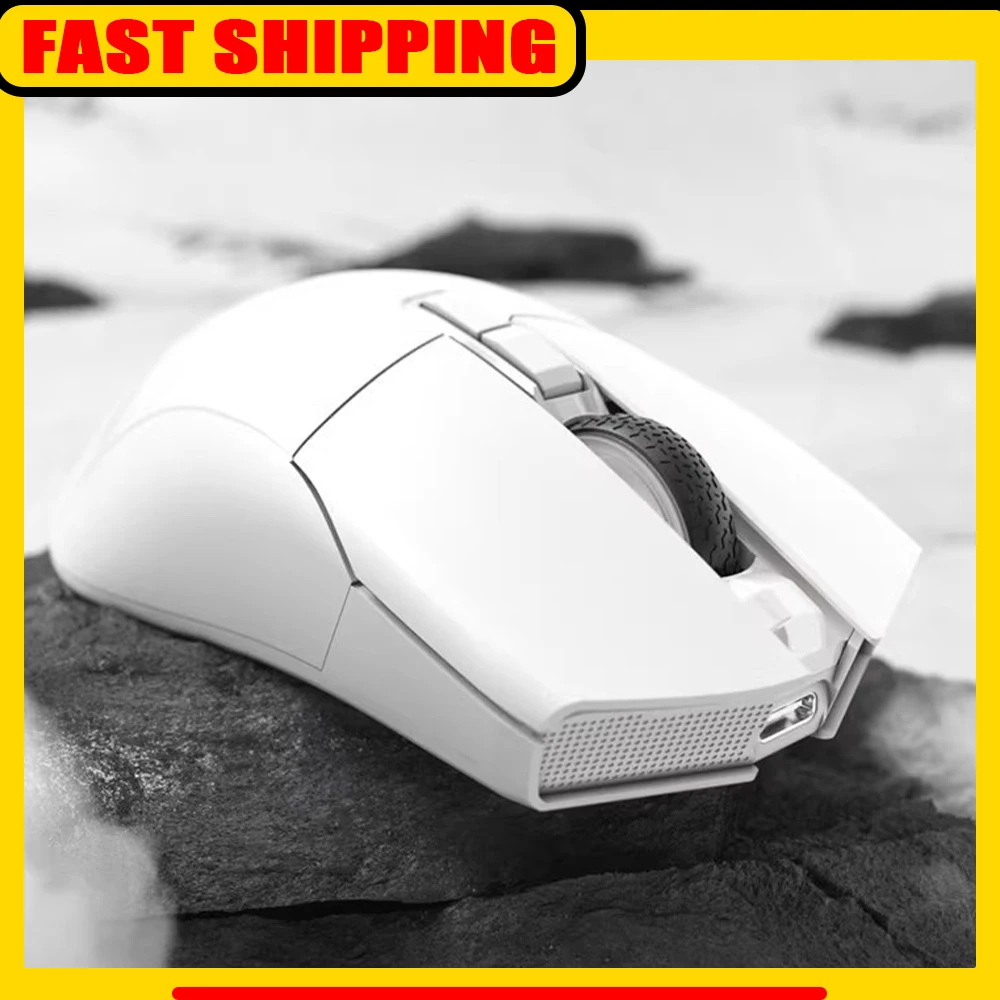 

Игровая мышь Darmoshark N3, 26000 точек на дюйм, 3395, флагманский оптический сенсор, беспроводная мышь с тремя режимами подключения для CSGO, аксессуары для ПК, подарки