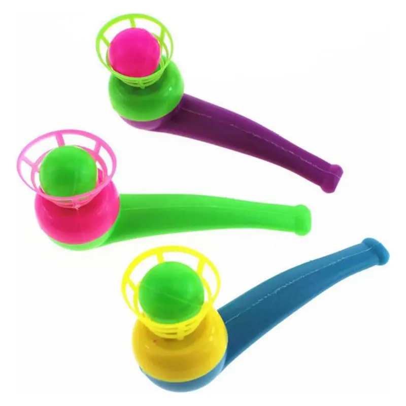 

Interactive Children Gathering Props Educational Breath Blow Game Balancing Ball Ball Blowing Pipe