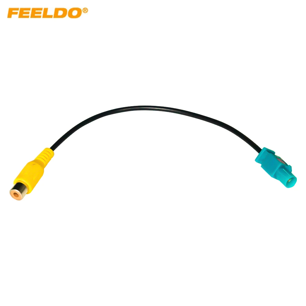 

FEELDO Universal Male Fakra To RCA Camera Retention Cable For Mercedes/Land Rover/Porsche/Ford And Various Vehicles