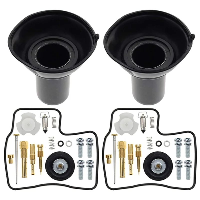 

6X Repair Kit Carburetor Diaphragm Plunger With Needle For Honda Steed Shadow VLX 400-A93R