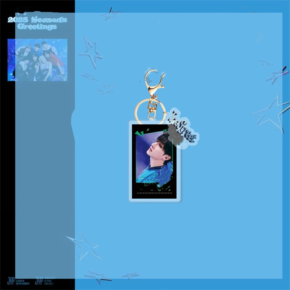 KPOP Idols 2025 Season’s Greeting Keychain 2Pcs/Set Acrylic Keyring Pendant Felix Hyunjin Han Bangchan Bag Accessories Fans Gift