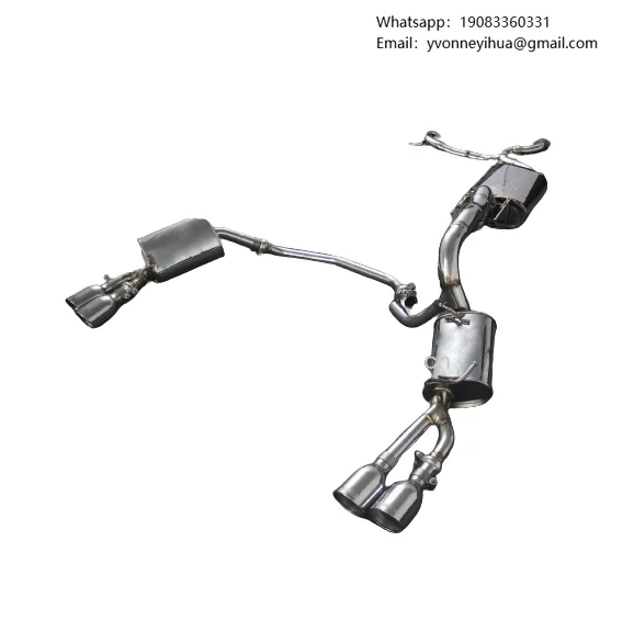 

Stainless Steel Exhaust System Four Tips Exhaust Pipe for Nissan Patrol Y62