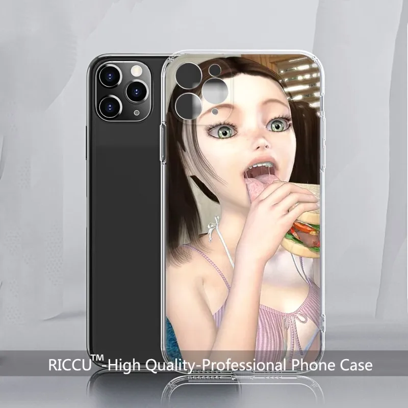 Clmj Cool Girl Punk Y2K Phone Case FOR IPhone 14 13 12 11 Pro Plus X 13 Pro MAX XR XS MINI Transparent Covers