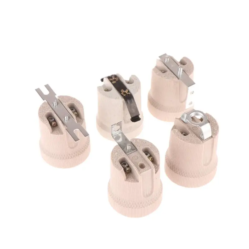 1Pc Large Screw Cap E27 Ceramic Vintage Lamp Base Bracket for Light Fixture Repair 110V 240V 15A