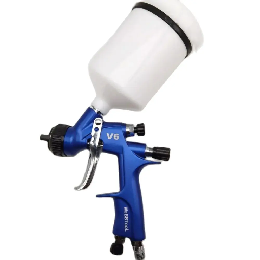 New Spray Gun V6 Pro 1.3MM Car Paint Spray Gun High Quality Varnish High Atomization Spray Paint Gun