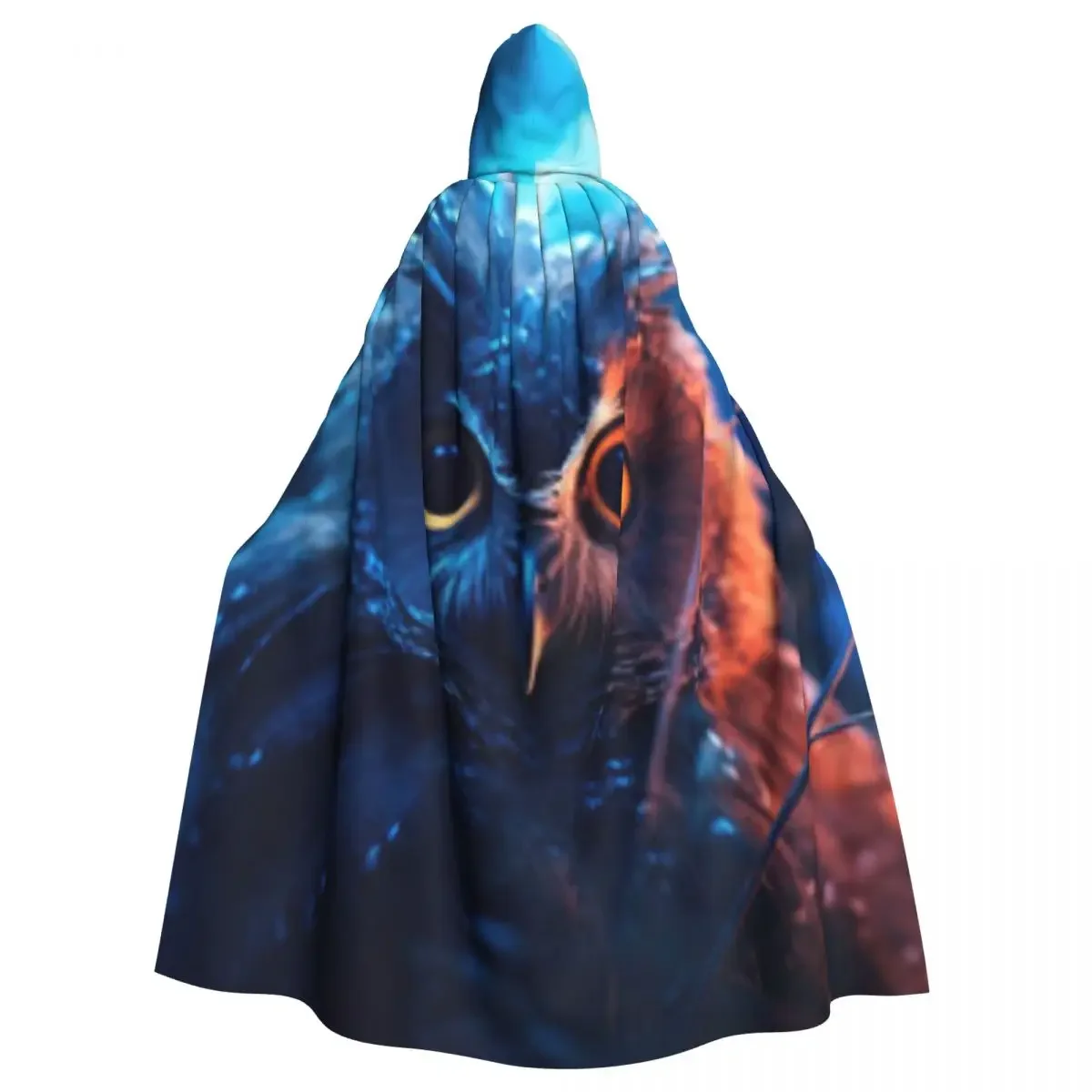 

Unisex Adult Night Owl with Hood Long Witch Costume Cosplay