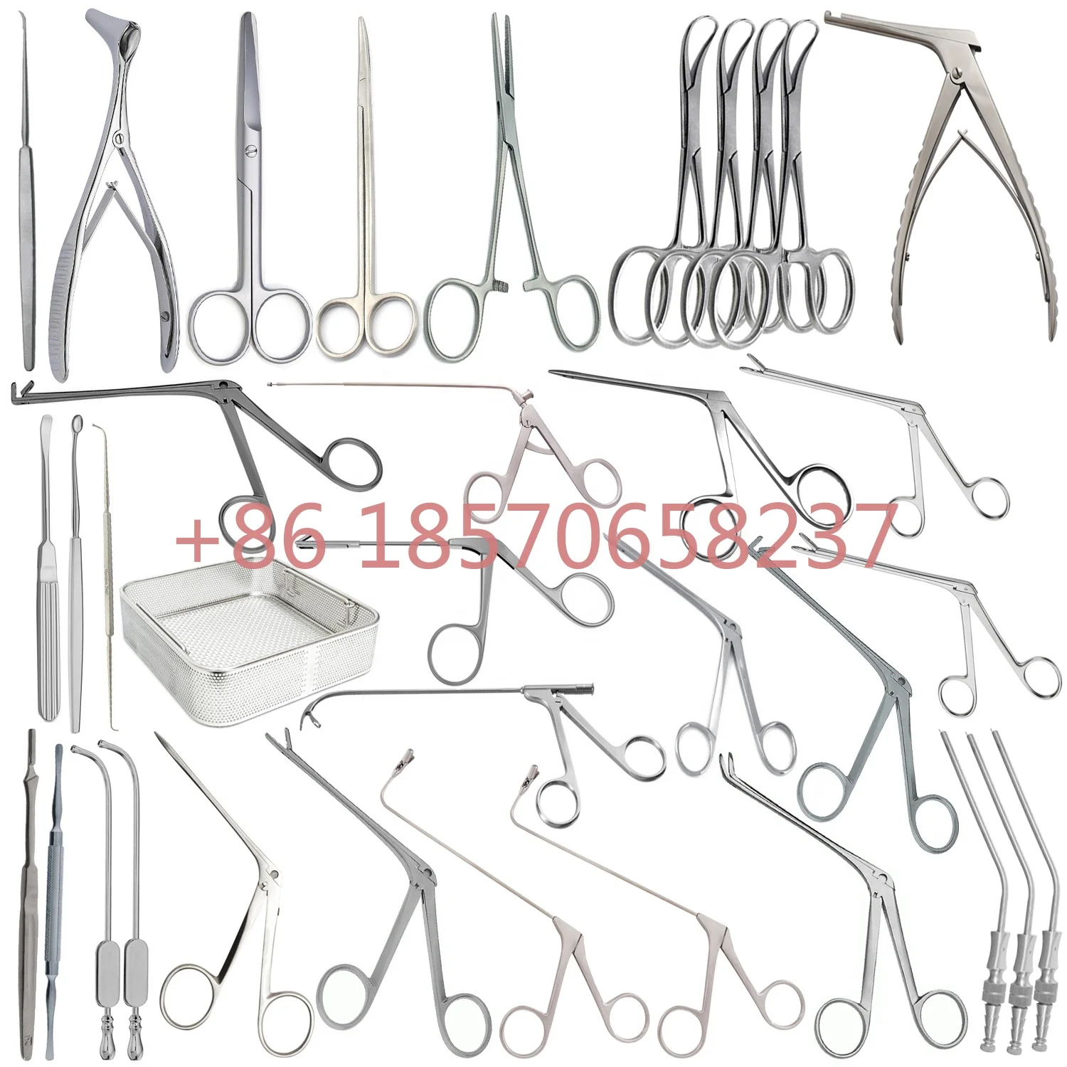 Fess Set of 36Pcs to enlarge the nasal drainage, Nasal Surgery Set Endoscopic Sinus Surgery Set ENT Instruments