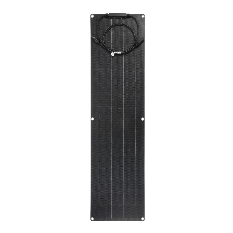 1000W/m2 ETFE Flexible Solar Panel with 100A/60A/30A Solar Controller 18V Panels for Home Indoor Outdoor Boat RV Use Portable
