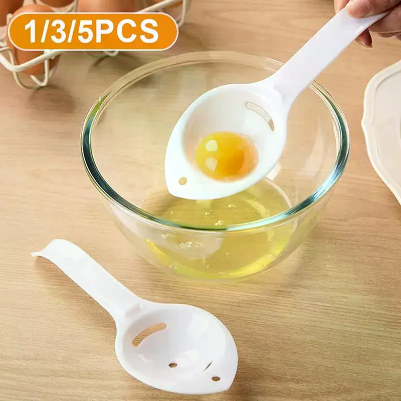 Extended Handle Egg White Separator, Egg Yolk Separator, Egg White Filter, Kitchen Cooking Egg Separator Egg Strainer