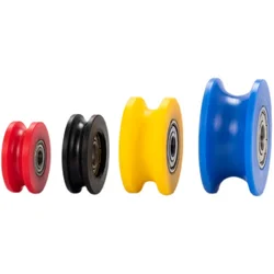 1pc polypropylene pulley nylon U-shaped V-shaped H-shaped groove roller sliding door nylon pulley mechanical equipment pulley