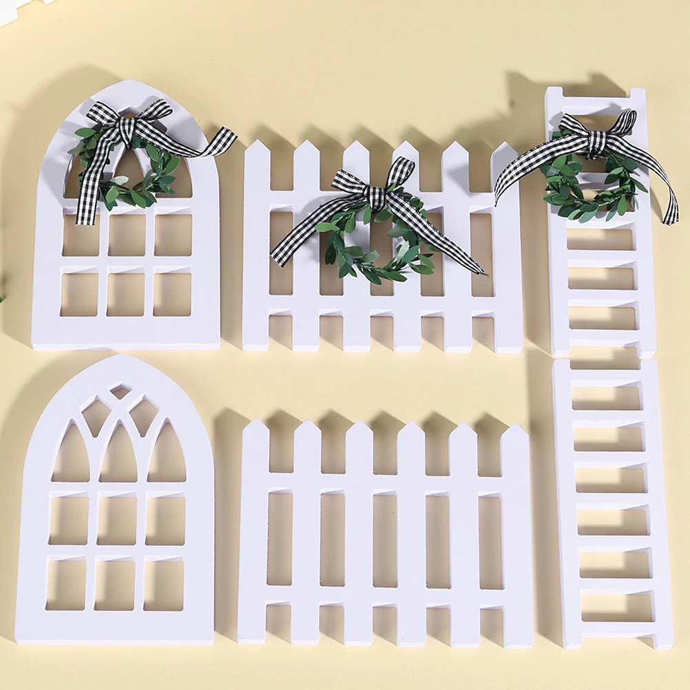 

3pcs Tray Decorations Rustic Farmhouse Kitchen PVC Table Spring Tiered Tray Signs Party DIY Rustic Decor Ornament
