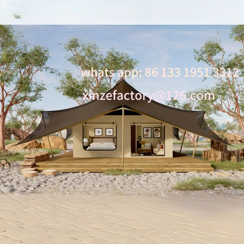 

Customizable Resort Shade Wilderness Luxury Tent Luxury Wilderness Accommodation Tent