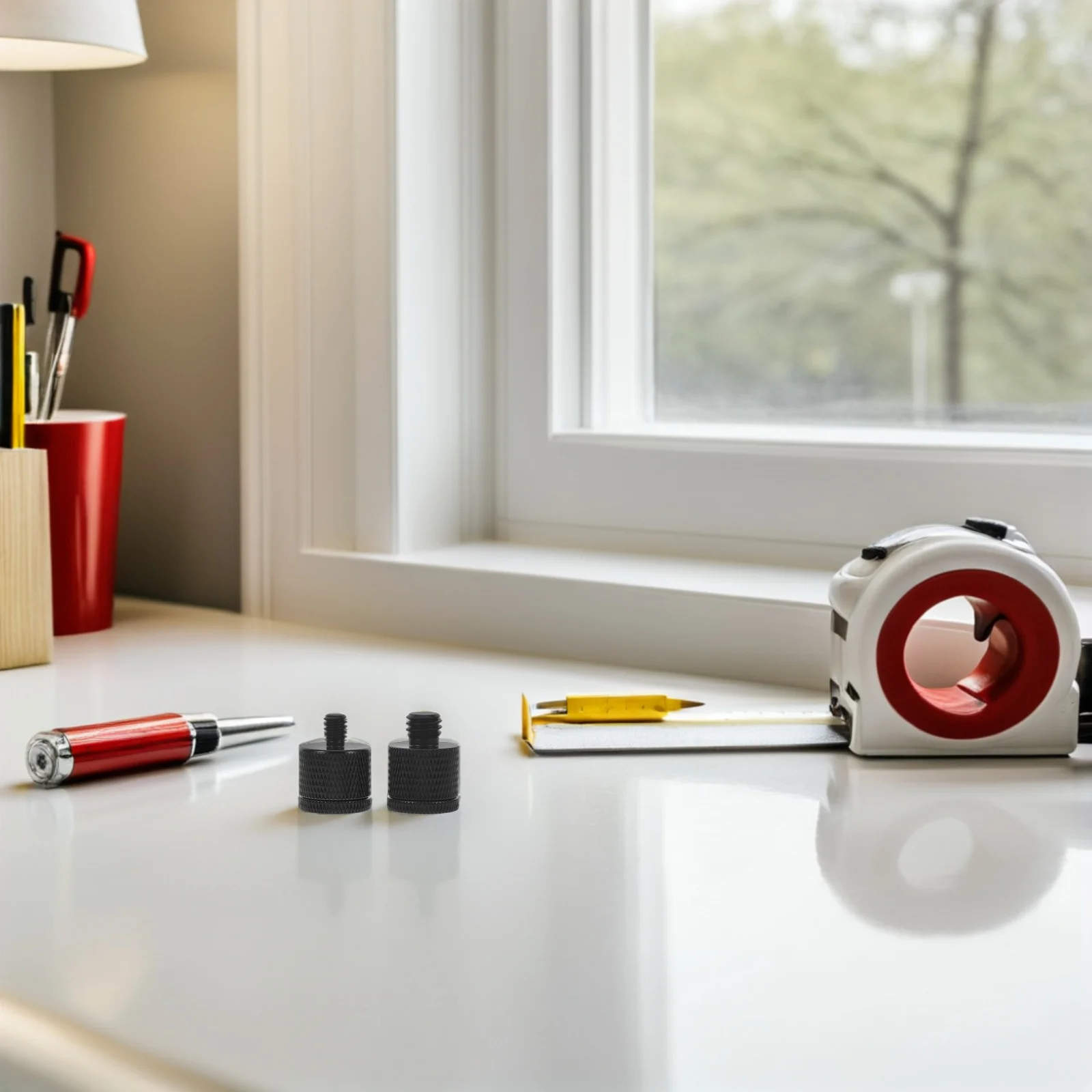 8Pcs Microphone Stand Screw Adapter Metal Tripod Thread Conversion Connector for Universal Mic Clips Shock Absorbing Mount