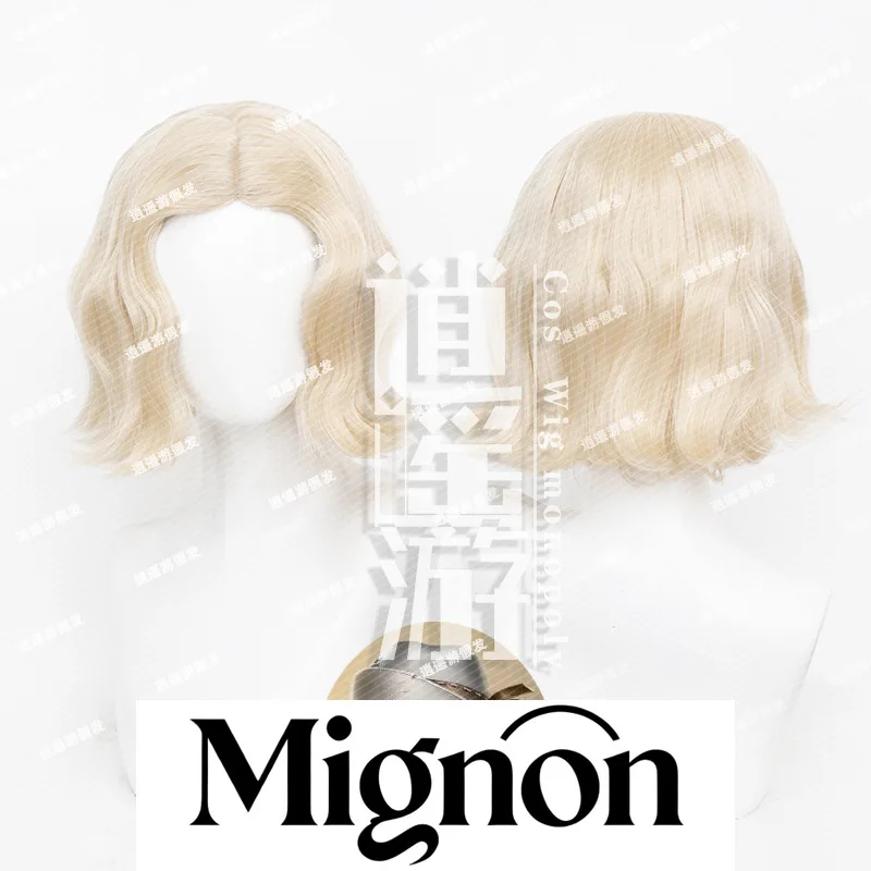 

Identity V Ms. Farrow Cosplay Wig Simulation Scalp Top Short Curly Hair Halloween Gift